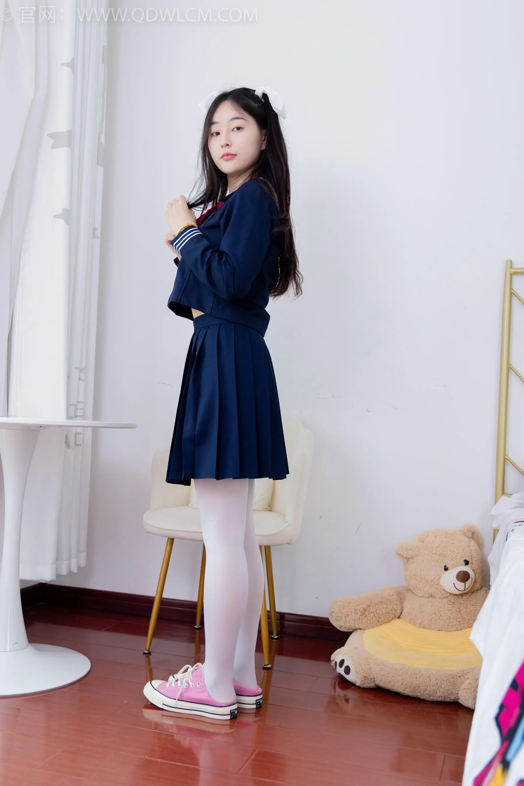 物恋传媒 NO.1544 美兔-学院少女 [151P]插图9